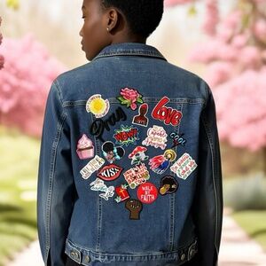 Woman’s lg patch jacket